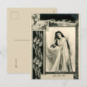 Modèle photo Art déco vintage ou Nouveau (Devant / Derrière)