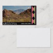 Modèle photo Carte de visite Arizona (Devant / Derrière)