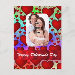 Modèle photo de coeur Valentines jour