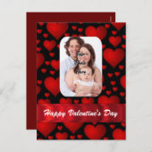 Modèle photo de coeur Valentines jour (Devant / Derrière)