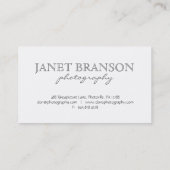 Modèle photo de denim de carte de visite de (Dos)