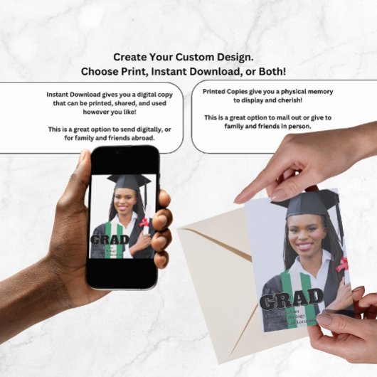 Modèle photo de Faire-part moderne