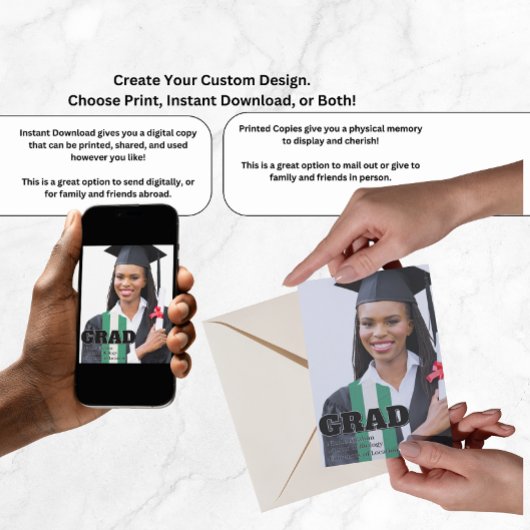 Modèle photo de Faire-part moderne