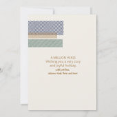 Modèle photo de Noël Tartan Border ID1141B (Dos)