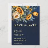 Modèle photo de tournesol rustique moody marine (Devant)