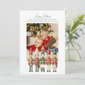 Modèle photo des soldats en bois de Noël (Debout devant)