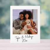 Modèle photo et texte manuscrit Personnalisé (Neutre)