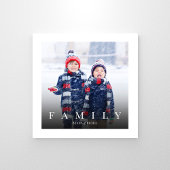 Modèle photo familial simple minimum