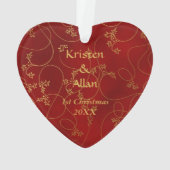 Modèle photo Gold Red Vine (dos)