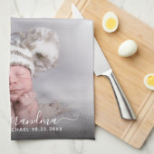 Modèle photo Je T'Aime Grand-mère Serviette de cui (Quart Plié)