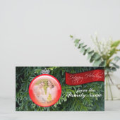 Modèle photo personnalisé de l'ornement de l'arbre (Debout devant)