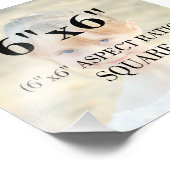 Modèle photo professionnel 6 x 6 pouces Carré (Coin)