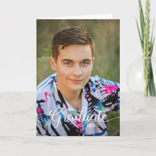 Modèle photographe | Carte de diplôme (Devant)