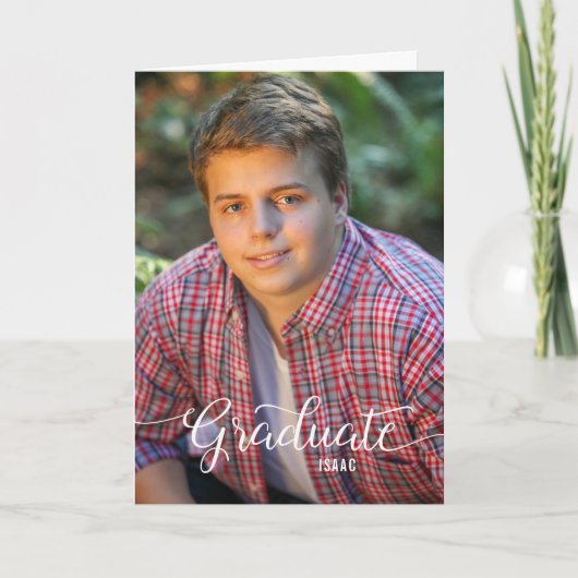 Modèle photographe | Carte de diplôme (Devant)