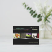 Modèle photos cartes de visite Mini Portfolio (Debout devant)