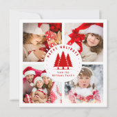 Modèle Photos de famille de l'arbre de Noël (Devant)