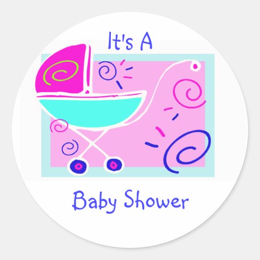 Modèle pour bébé Buggy Enveloppe Stickers (Devant)