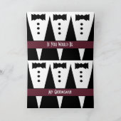 Modèle pour invitation aux GARÇONS D'HONNEUR - 3 S (Intérieur)