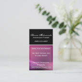 Modèle pourpre et rose d'étincelle de carte de (Debout devant)