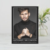 Modèle Pro moderne et Carte photo acteur (Debout devant)