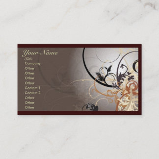 Modèle professionnel abstrait de carte de visite