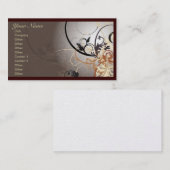 Modèle professionnel abstrait de carte de visite (Devant / Derrière)