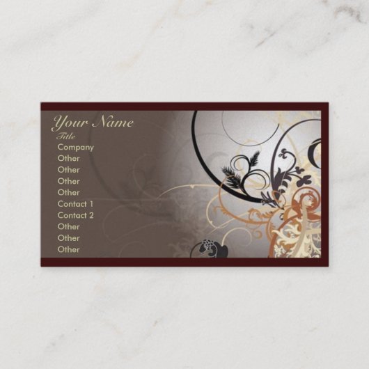 Modèle professionnel abstrait de carte de visite (Devant)