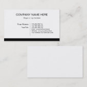 Modèle professionnel de carte de visite (Devant / Derrière)