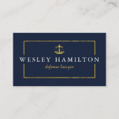 Modèle professionnel de carte de visite d'avocat (Devant)