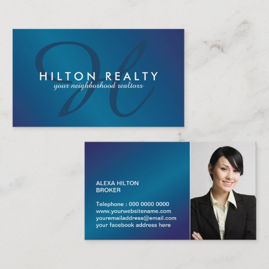 Modèle professionnel de carte de visite de (Devant / Derrière)