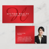 Modèle professionnel de carte de visite de (Devant / Derrière)