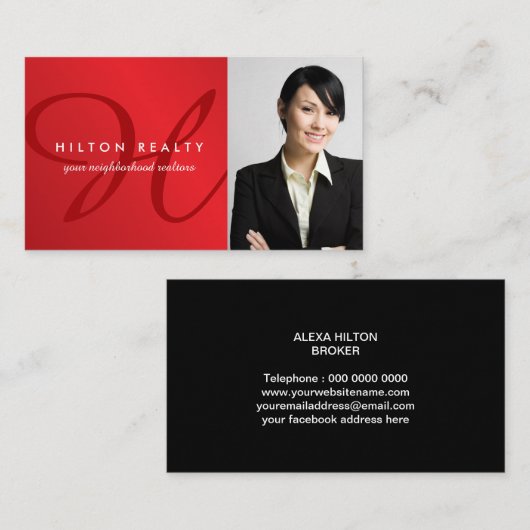 Modèle professionnel de carte de visite de (Devant / Derrière)