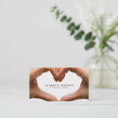 Modèle professionnel de cartes de visite de (Debout devant)