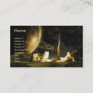 Modèle régulier de carte de visite de lancement