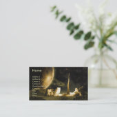 Modèle régulier de carte de visite de lancement de (Debout devant)