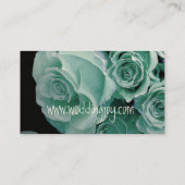 Modèle rose de carte de visite de menthe de (Dos)