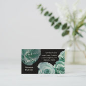 Modèle rose de carte de visite de menthe de (Debout devant)