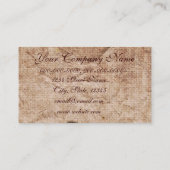 modèle rose de carte de visite de pétales de (Dos)