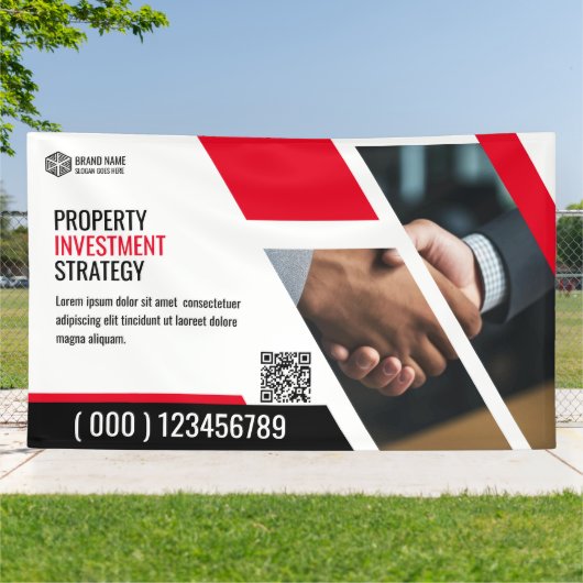 Modèle rouge de bannière Promo (Dehors)