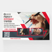 Modèle rouge de bannière Promo (Horizontal)