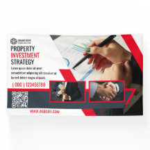 Modèle rouge de bannière Promo