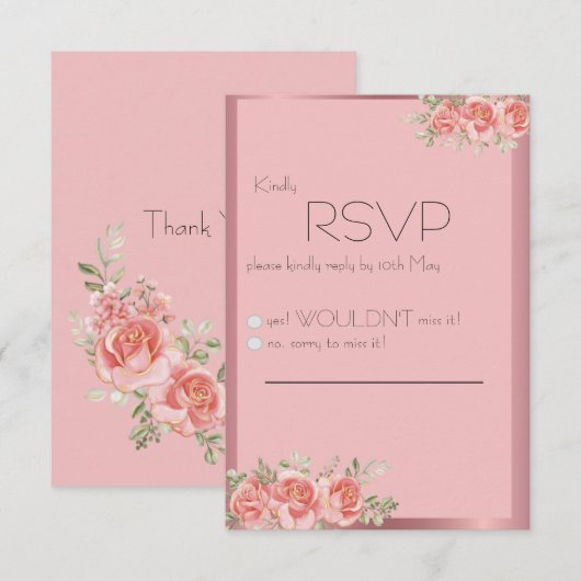 Modèle RSVP (Devant / Derrière)