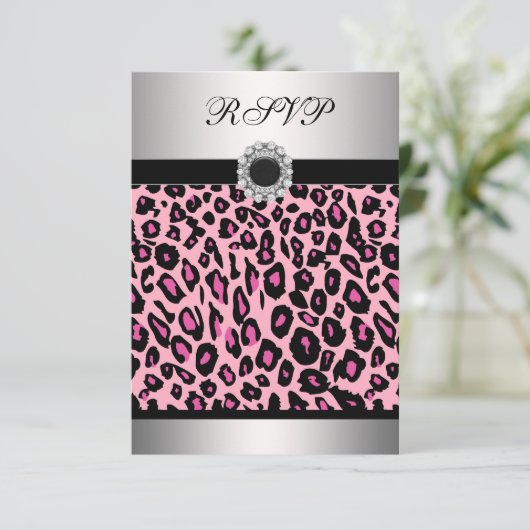 Modèle RSVP Leopard rose (Debout devant)
