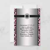 Modèle RSVP Leopard rose (Dos)