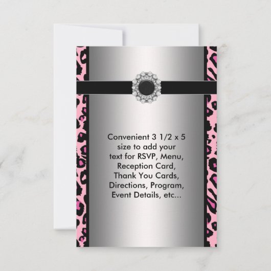 Modèle RSVP Leopard rose (Dos)