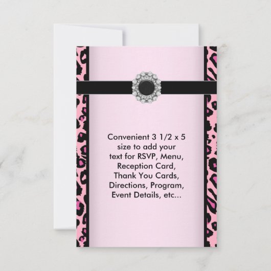 Modèle RSVP Leopard rose (Dos)