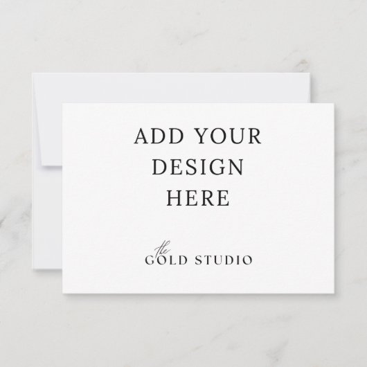 Modèle RSVP par carte de réponse mariage (3,5 x 5 (Devant)