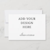 Modèle RSVP par carte de réponse mariage (3,5 x 5 (Dos)