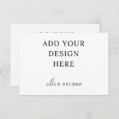 Modèle RSVP par carte de réponse mariage (3,5 x 5 (Devant / Derrière)