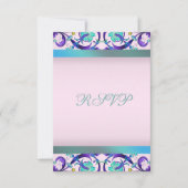 Modèle RSVP turquoise bleu violet rose (Devant)